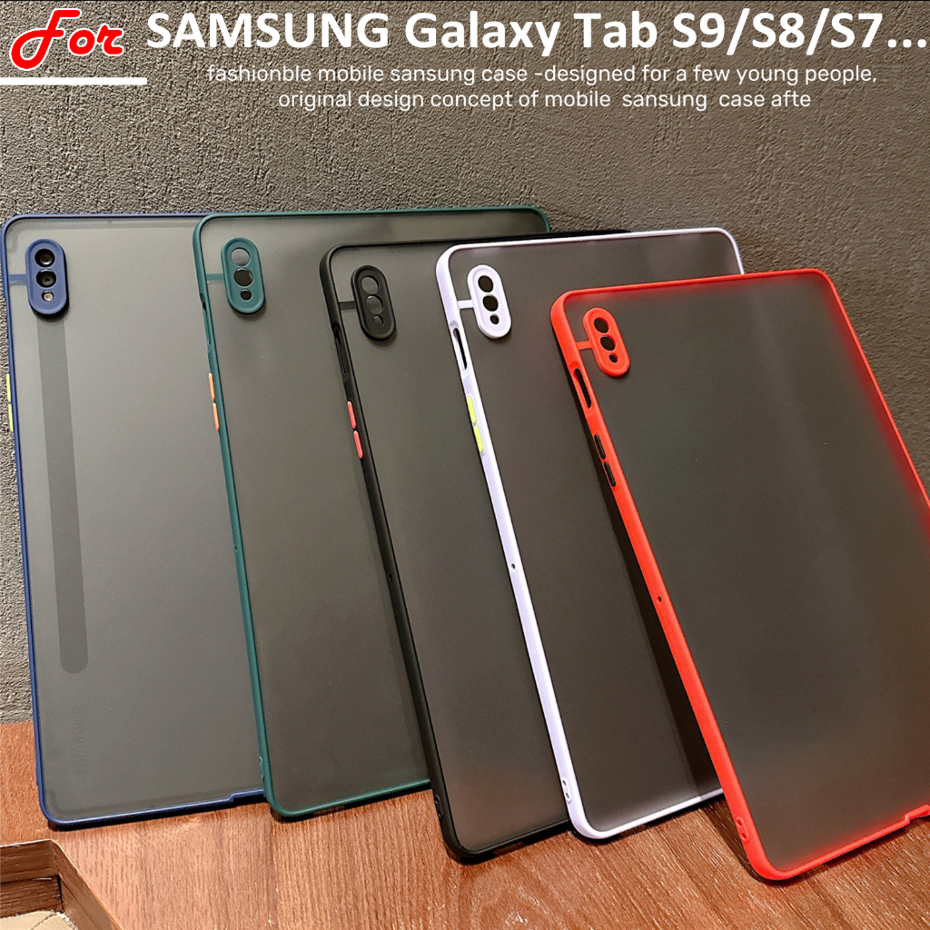 เคสมือถือ TPU แบบแข็ง แฟชั่น สําหรับ SAMSUNG Galaxy Tab S7 FE S8+ S7+ S9+ FE+ 12.4 นิ้ว S7 S8 S9 11.