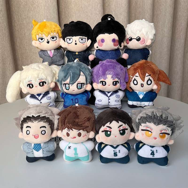 ไฮคิว! Jujutsu Kaisen Mob Psycho 100 ตุ๊กตา Anime Merch ตุ๊กตาของเล่น BLUE LOCK