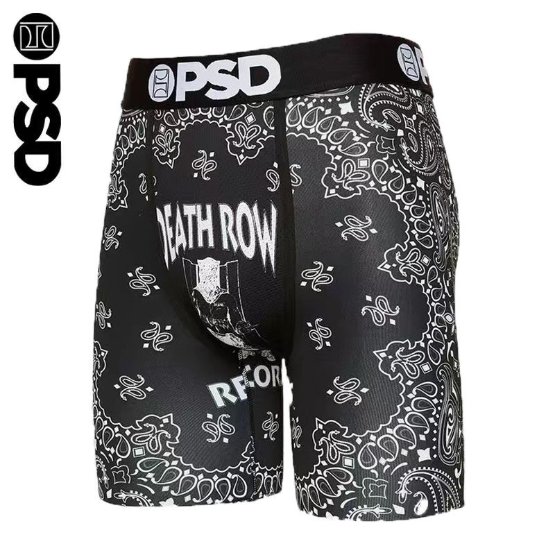 PSD ชุดชั้นในชายการบีบอัดชั้นฐานนักมวยกางเกงขาสั้นกีฬาฟิตเนสกีฬาสวมใส่