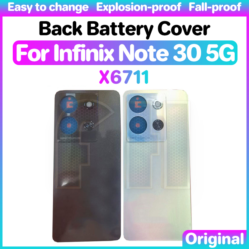 ฝาครอบแบตเตอรี่ด้านหลัง สําหรับ Infinix note 30 5G X6711
