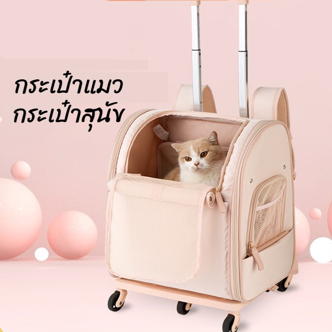 [จัดส่งจากท้องถิ่น🚚]กระเป๋าใส่สัตว์เลี้ยงแบบพกพา