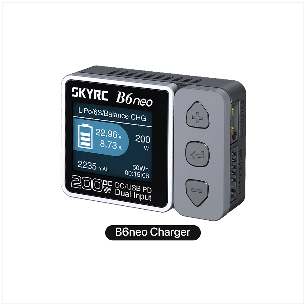 Skyrc B6neo ที่ชาร์จแบตเตอรี่ AC 80w DC 200W อเนกประสงค์ PD PCH-150 2023 B6 neo
