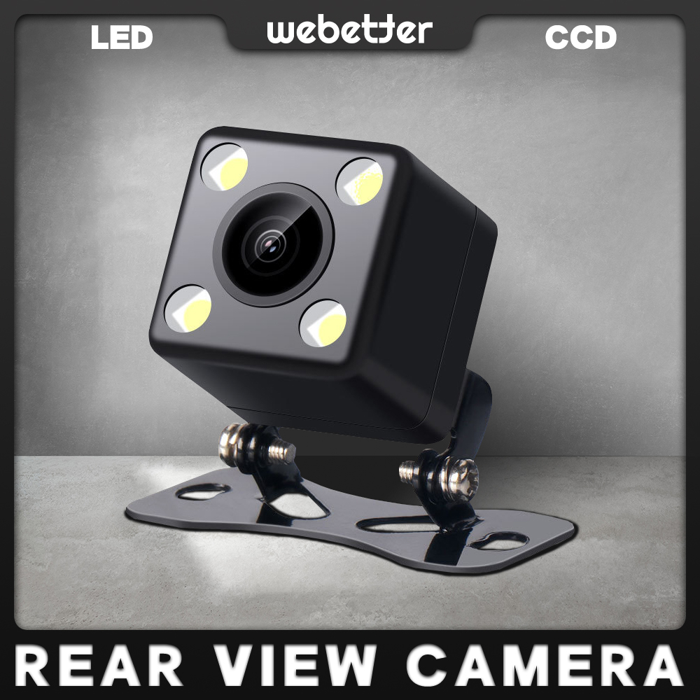 Webetter กล้องมองหลัง CCD HD กันน้ํา สําหรับจอดรถยนต์