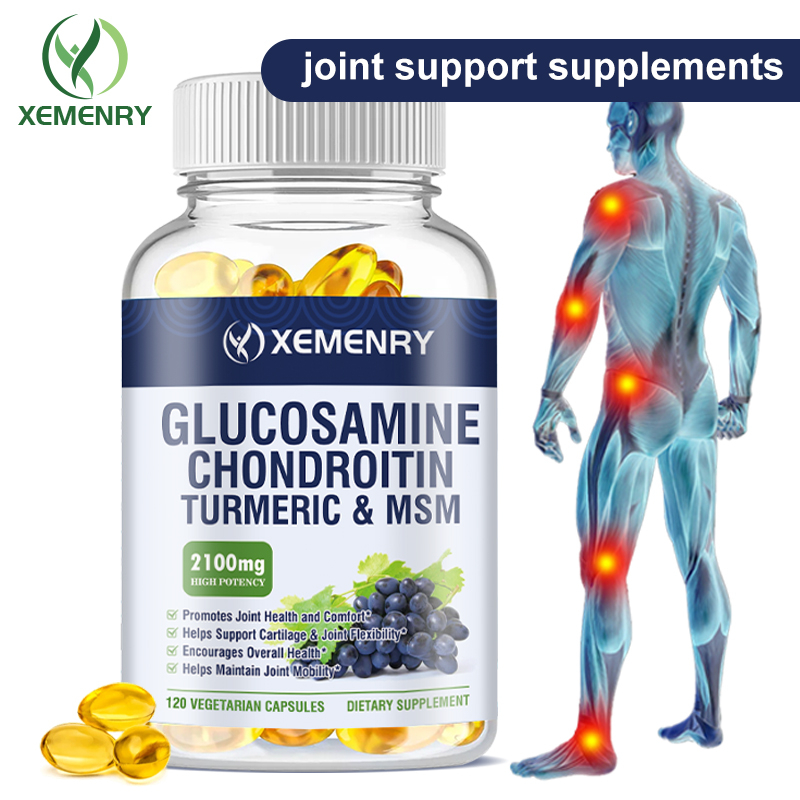 Xemenry Glucosamine Chondroitin MSM Turmeric Boswellia - สารต้านอนุมูลอิสระ ปกป้องข้อต่อ
