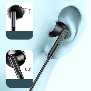 Awei 7T หูฟังแบบมีสาย Type C ตัวรองรับคุณภาพเสียงระดับ HI-FI มีไมค์ เหมาะสำหรับวิ่