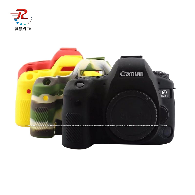 Canon EOS 6D2 6DII 6D Mark II ยางซิลิโคนอ่อนกล้องสําหรับ Canon EOS 6D2 6DII 6D Mark II