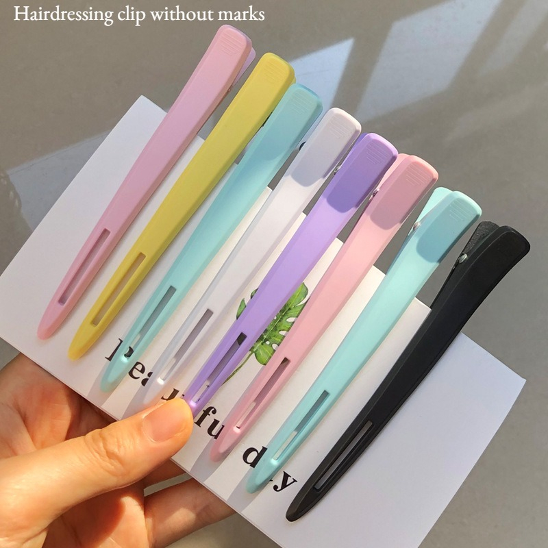กิ๊บติดผมสีแคนดี้ ไม่มีรอยเป็ด ปากเป็ด ฉากกั้นผม จัดตําแหน่ง ตัดผมหน้าม้า