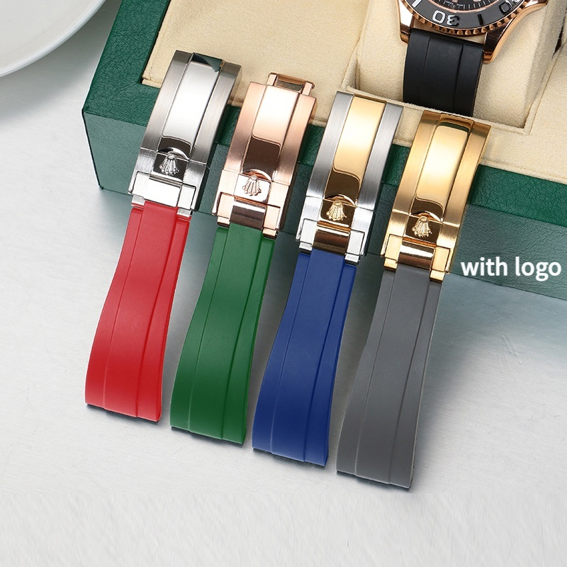 สายนาฬิกาข้อมือ สายยาง ขนาด 20 มม. สําหรับ rolex Oyster Perpetual