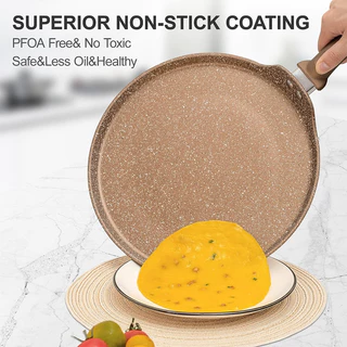 Innerwell 25/28 ซม หินไมฟาน Non Stick กระทะแพนเค ้ ทอง เหมาะสําหรับเตาทั ้ งหมด