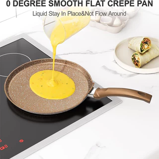 Innerwell 25/28 ซม หินไมฟาน Non Stick กระทะแพนเค ้ ทอง เหมาะสําหรับเตาทั ้ งหมด