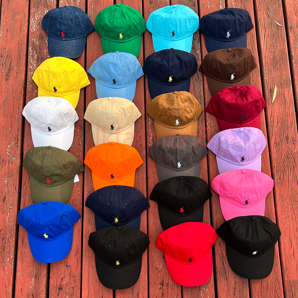 Rl หมวกเบสบอล ผ้าฝ้าย 100% 23 สี ของขวัญคลาสสิก