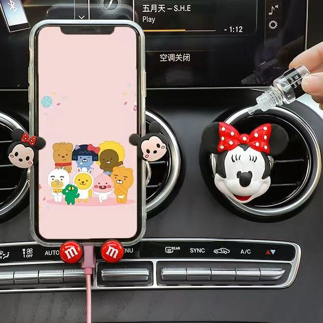 รถระบายอากาศรถติดตั้ง [อัพเกรด Hook Clip Never Shake] ปรับได้ 360 การหมุนคลิปรถที่ยึดโทรศัพท์รถโทรศัพท์ขนาดใหญ่และเคสหนาพอดีสำหรับ iPhone, Samsung & โทรศัพท์มือถือทุกเครื่อง