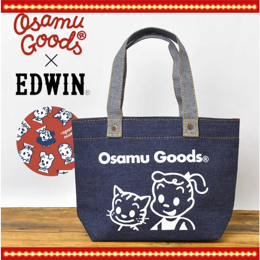 Osamu สินค้าญี่ปุ่น Harada Osamu Osamu Harada Osamu osamu สินค้า Denim แบบพกพาไหล่กระเป๋ากระเป๋าถือถ