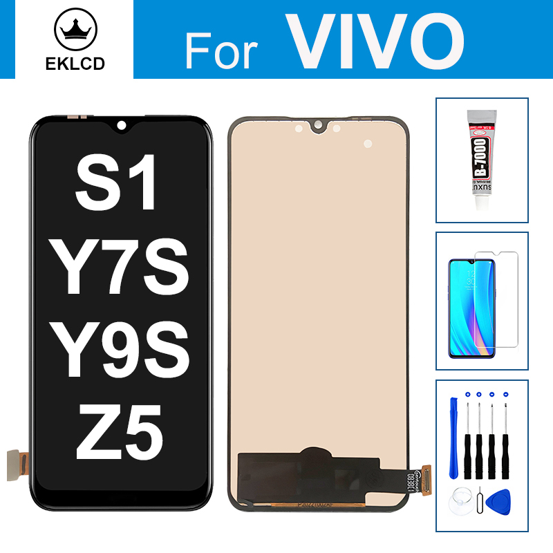 ชุดประกอบหน้าจอสัมผัส LCD สําหรับ VIVO S1 1907 V1907 Y7S Y9S Z5