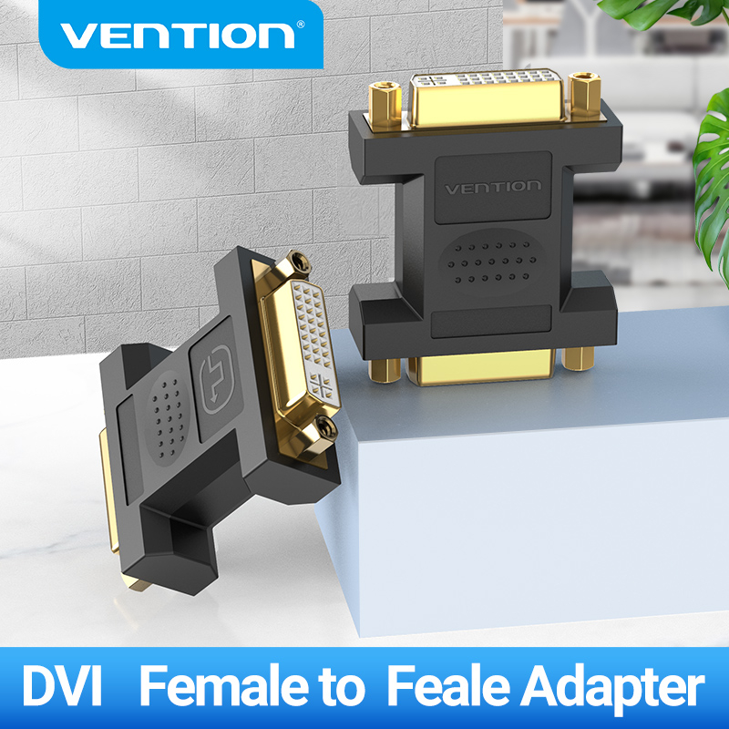 vention dvi female to female อะแดปเตอร์ชุบทอง 1080 p dvi 24+5 เชื่อมต่อ ECE