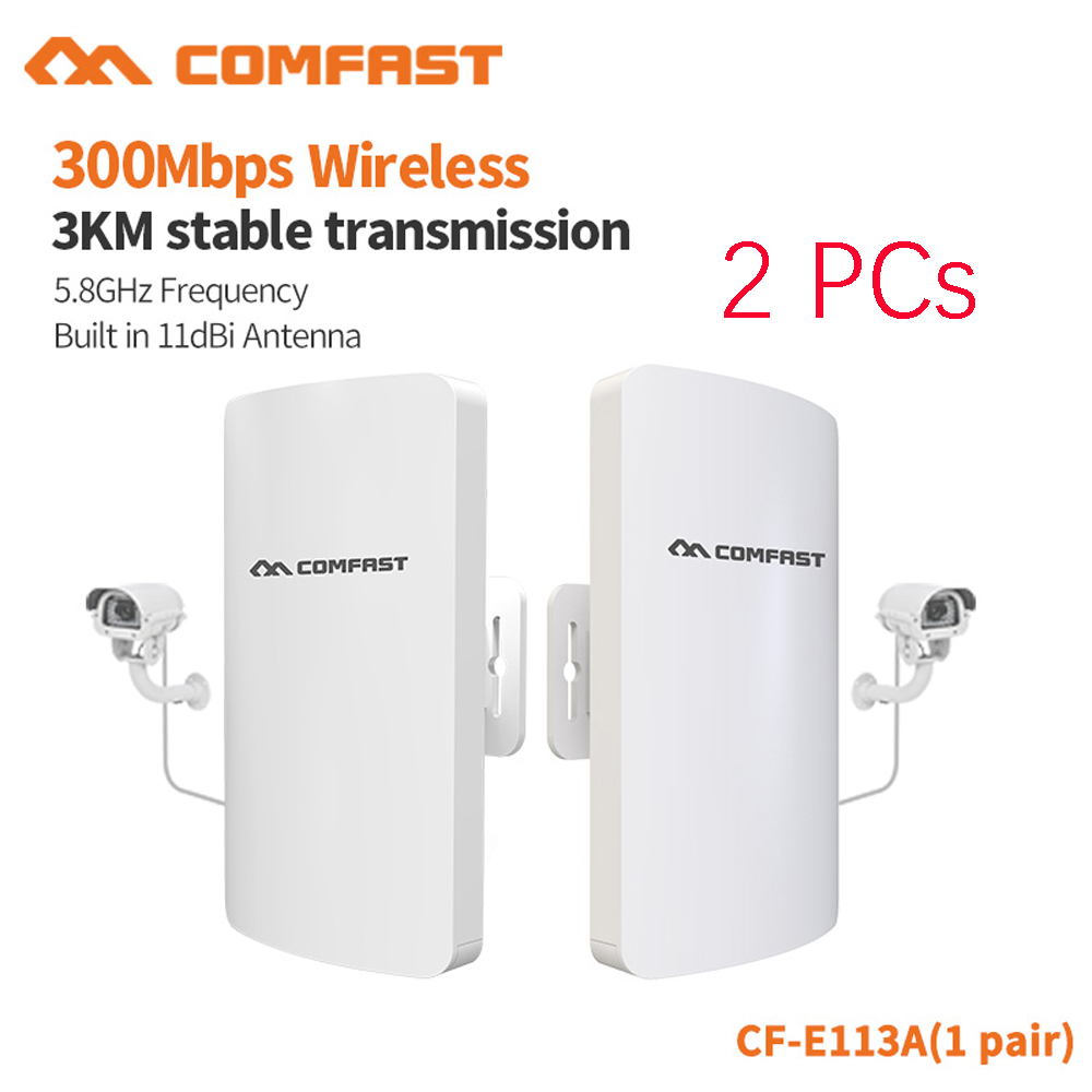 Comfast CF-E113A 300Mbps 5.8Ghz 3KM Outdoor Access Point 11dBi WiFi Antenna High Power WiFi Wireless