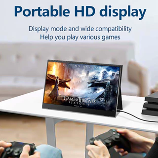Maingear หน้าจอมอนิเตอร์ IPS HDR Portable monitor 1920*1080p 15.6 นิ้ว แบบพกพา สําหรับ Switch XBOX PS4 PS5 โทรศัพท์มือถือ แล็ปท็อป