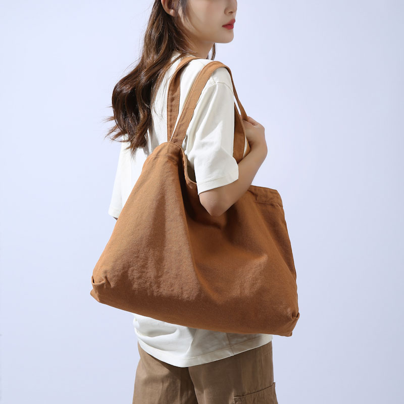 Tote Bag Prettyzys 2023 Korean Large capacity Shopping Canvas Bag  For Women