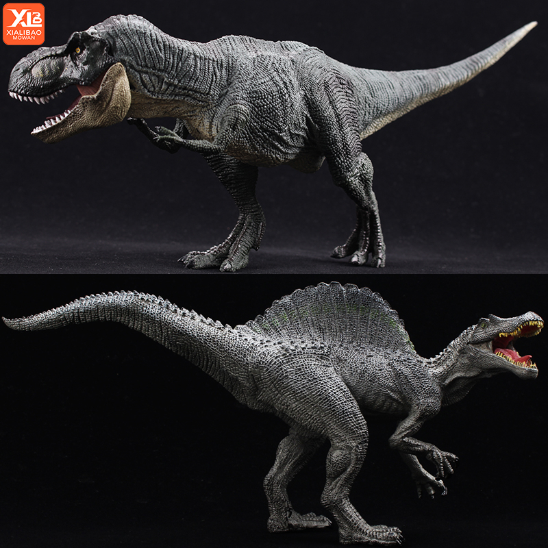 โมเดลฟิกเกอร์ PVC รูปไดโนเสาร์ Jurassic World Indominus Rex Spinosaurus ของเล่นสําหรับเด็ก