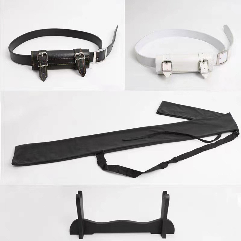 สถานที่ท้องถิ่น จอแสดงผล 28 ซม.รองรับดาบ Katana Katana Katana ผู้ถือเข็มขัด Demon Slayer Layer Stand Samurai ดาบ Rack