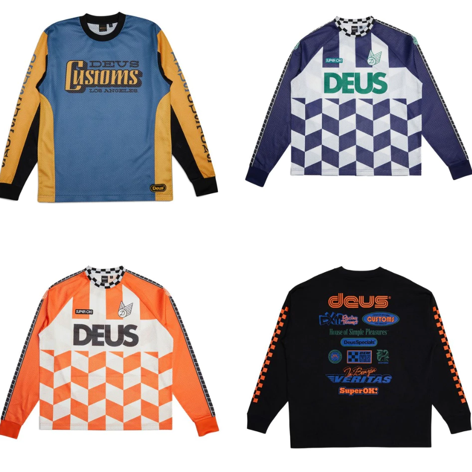 DEUS รถจักรยานยนต์ Racing Jersey เสื้อยืดจักรยานขี่จักรยาน Jersey Speed-down Jersey เสือภูเขาขี่เสื้อวิ่ง