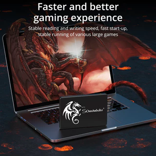 SomnAmbulist-2.5 "SATA III ความเร็วสูง (6Gb/s) SSD, รองรับโลโก้ที่กําหนดเอง, 512GB/480GB/256GB/240GB ไดรฟ์ Solid State ในตัว, หน่วยความจําอัพเกรดง่ายและจัดเก็บข้อมูล