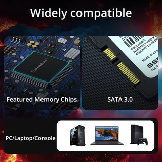 SomnAmbulist-2.5 "SATA III ความเร็วสูง (6Gb/s) SSD, รองรับโลโก้ที่กําหนดเอง, 512GB/480GB/256GB/240GB ไดรฟ์ Solid State ในตัว, หน่วยความจําอัพเกรดง่ายและจัดเก็บข้อมูล