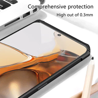 Heavy Duty อะคริลิคโปร่งใสกันกระแทกสําหรับ Xiaomi 11T 12T 13T 10T 9T Pro Lite กรณี TPU กรอบนุ่มป้องกันฝาครอบ