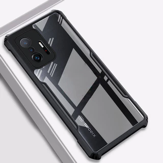 Heavy Duty อะคริลิคโปร่งใสกันกระแทกสําหรับ Xiaomi 11T 12T 13T 10T 9T Pro Lite กรณี TPU กรอบนุ่มป้องกันฝาครอบ