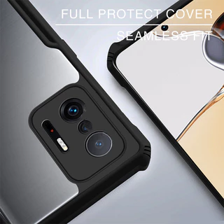 Heavy Duty อะคริลิคโปร่งใสกันกระแทกสําหรับ Xiaomi 11T 12T 13T 10T 9T Pro Lite กรณี TPU กรอบนุ่มป้องกันฝาครอบ