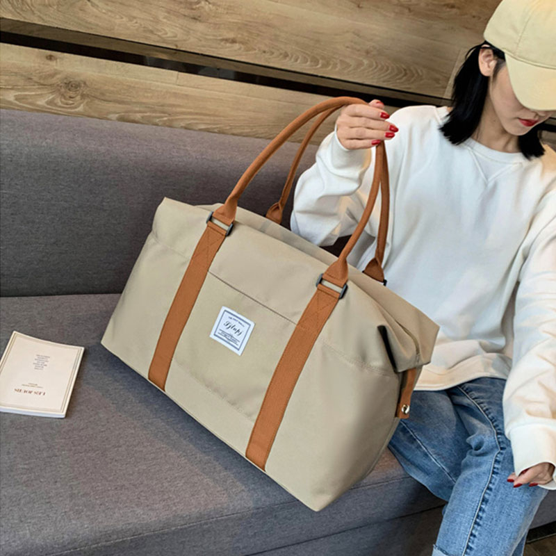 กระเป๋าเดินทางแบบถือผู้หญิงทรงคลาสสิคแฟชั่นเกาหลี