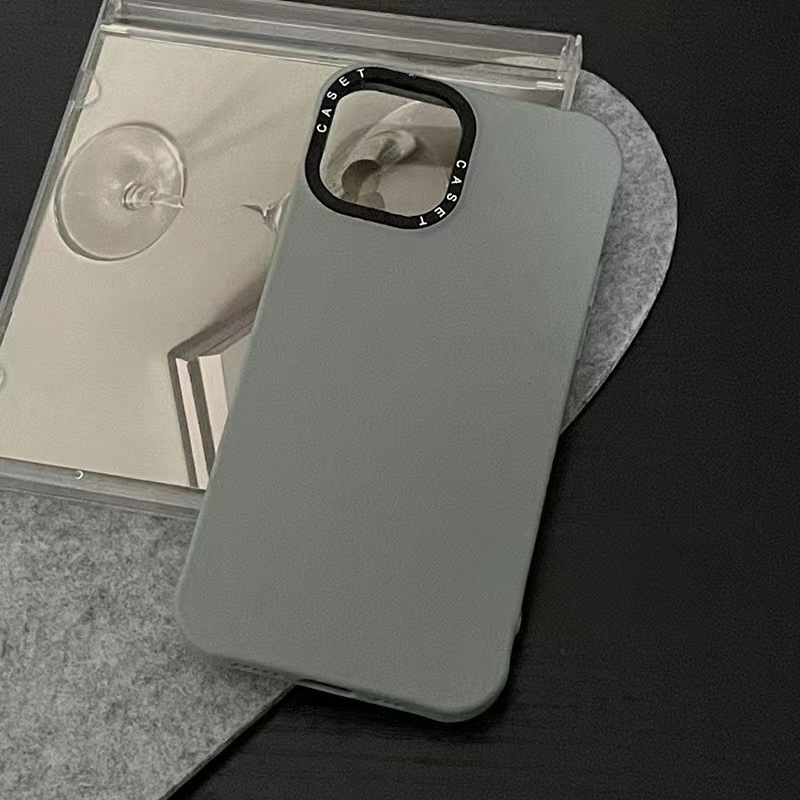 สีดําสีขาว Casetlfy ซิลิโคนแรงบันดาลใจการออกแบบสีน้ําตาล iPhone 15 16 14 Pro MAX 13 Pro MAX 12 Pro MAX 11 Pro MAX XS MAX XR X 7 8 Plus Soft Case