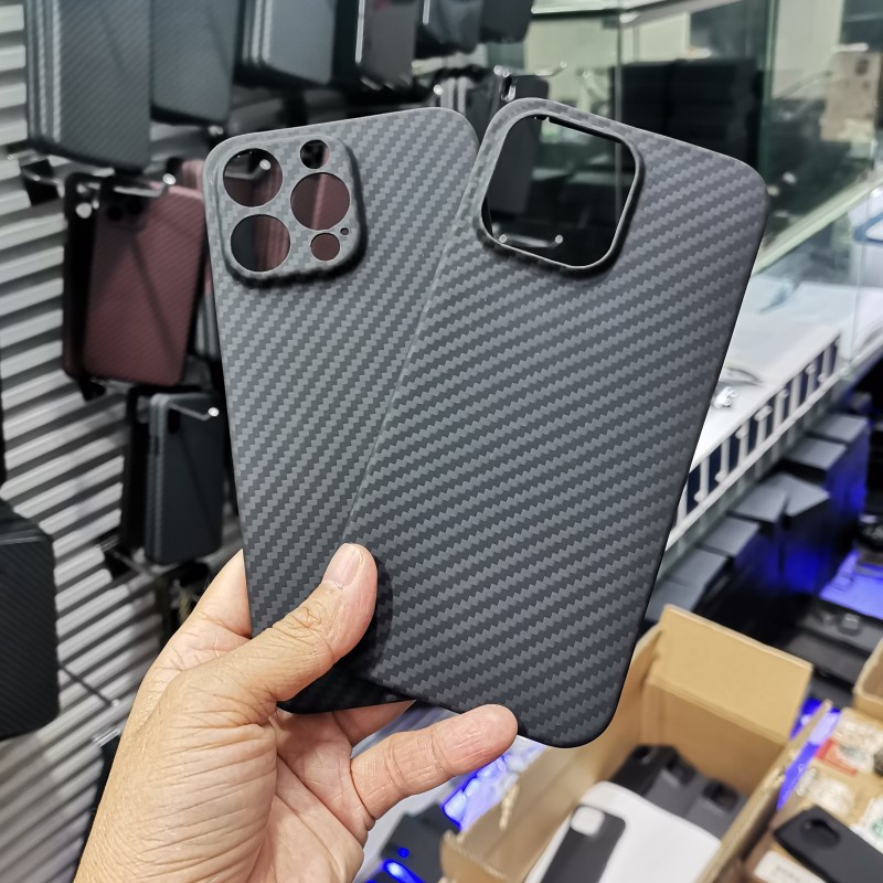 คาร์บอนไฟเบอร์จริงสําหรับ iPhone 16 15 14 13 12 Pro Max Ultra-thin Pure Aramid Fiber Case สําหรับ iPhone 15 Pro กันกระแทกฝาครอบ
