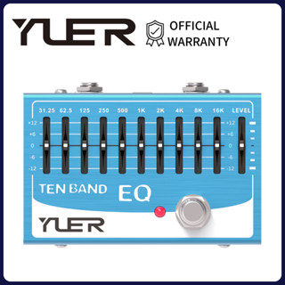 [ทางการ✅] YUER แป้นเหยียบเอฟเฟค EQ อีควอไลเซอร์ ปรับได้ สําห…