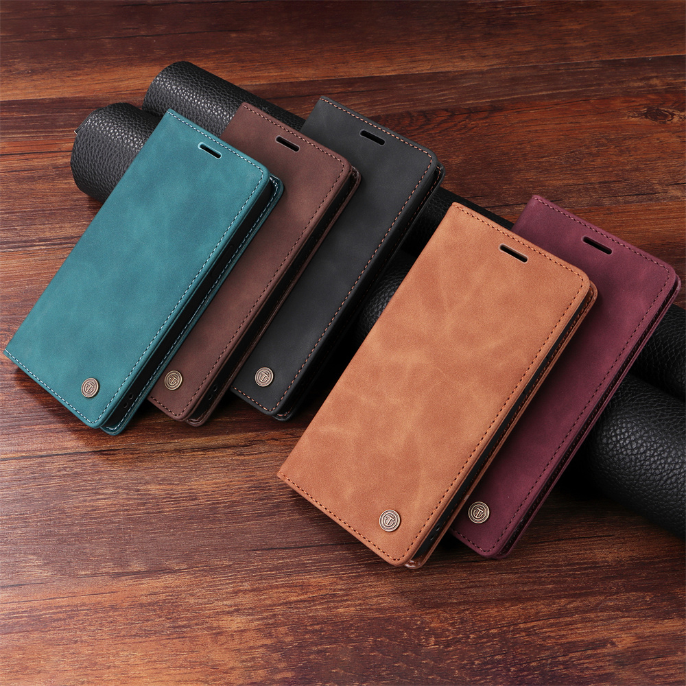 เคสฝาพับ ล็อค for iPhone 16e 16 13 12 Mini 15 14 Pro Max 7 8 Plus SE 2020 2022 เคสฝาพับหนัง ฝาพับหนัง เคสมีแม่เหล็ก Wallet Leather Cover With Card Holder Slots Lanyard TPU Shell Stand Mobile Phone Covers Cases ซองมือถือ