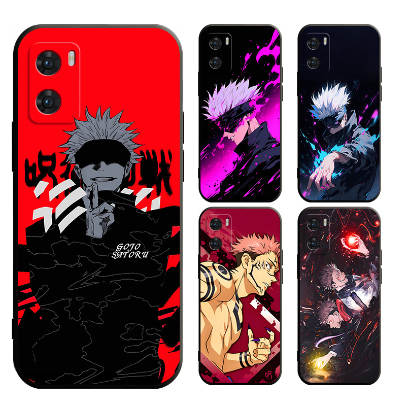 เคส OPPO A5 A9 A31 A12 A11K 2020 A3S A5S A7 F1S F5 F9 F11 F7 A12E Pro นิ่ม ลายอนิเมะ Jujutsu Kaisen Gojo Yuji สําหรับ