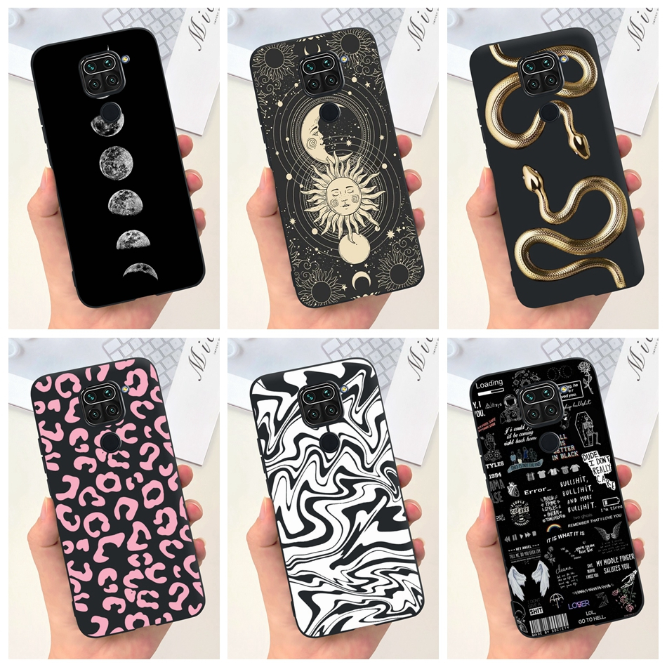 เคสโทรศัพท์มือถือซิลิโคน TPU แบบนิ่ม ลายดวงจันทร์ และนม สําหรับ Xiaomi Redmi Note 9 9s Note9 Pro 9Pro Max