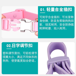 ปลอกคอ PVC กันน้ํา ขนาดใหญ่ สามารถปรับได้ ซักทําความสะอาดได้ สําหรับสัตว์เลี้ยง สุนัข