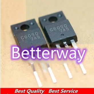 5pcs Original C6090 TO220F 2SC6090 2SC6090LS TO-220F NPN Power ทรานซิสเตอร์สีทีวีแนวนอน Deflection O
