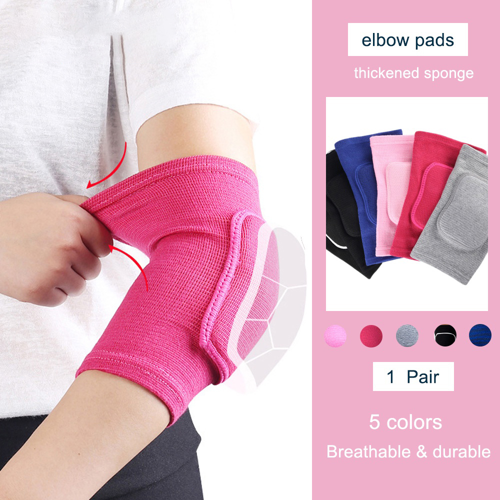 GYM sport【ในสต็อก】ข้อศอกป้องกัน เหมาะสำหรับบาสเกตบอลวอลเลย์บอลโรลเลอร์สเก็ต ป้องกันข้อศอก เหมาะสำหรับผู้ใหญ่และเด็ก 30-100 กิโลกรัม