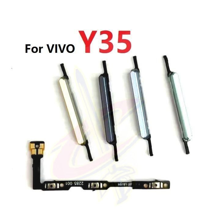 แพรปุ่มสวิตปิดเปิด ปุ่มเปิดปิด ปุ่มเปิดเสียง ปุ่มสวิตช์นอก สําหรับ vivo Y35 4G