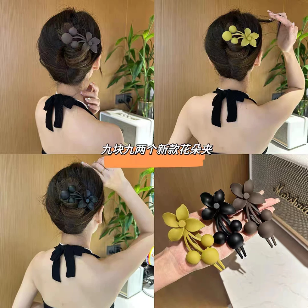 กิ๊บติดผม รูปเชอร์รี่ หลากสี สไตล์เกาหลี สําหรับผู้หญิง