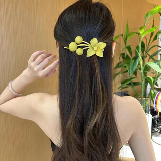 กิ๊บติดผม รูปเชอร์รี่ หลากสี สไตล์เกาหลี สําหรับผู้หญิง