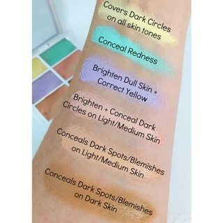 ☪ NYX คอนซีลเลอร์พาเลท อเมริกัน NYX คอนซีลเลอร์พาเลทไฮไลท์ซ่อมแซมครอบคลุมสิวรอยคล้ำจุดด่างดำ
