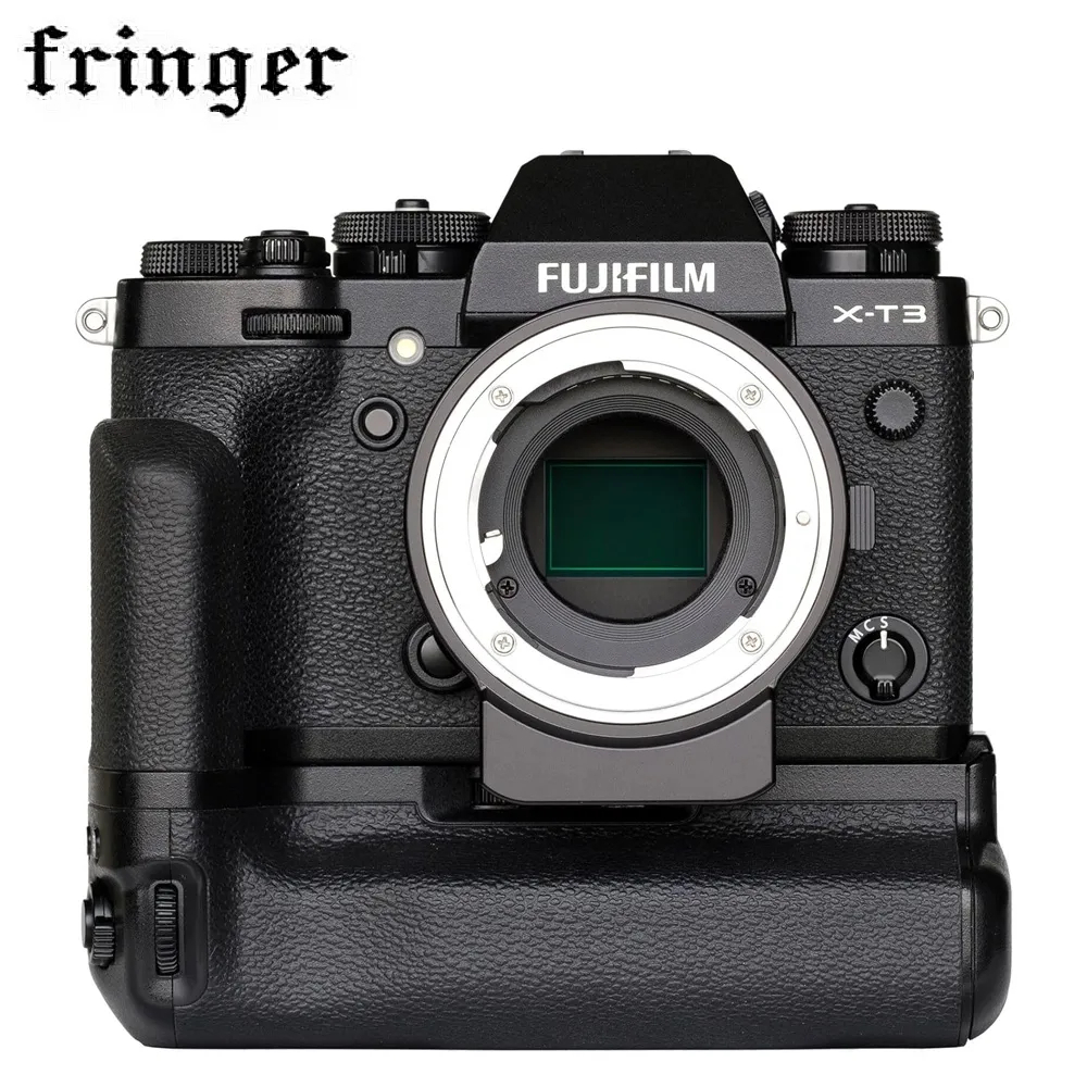 Fringer NF-FX II อะแดปเตอร์เมาท์ขาตั้งกล้องโฟกัสอัตโนมัติ รูรับแสงอิเล็กทรอนิกส์ในตัว เข้ากันได้กับเลนส์ Nikon F เป็นกล้อง Fujifilm X
