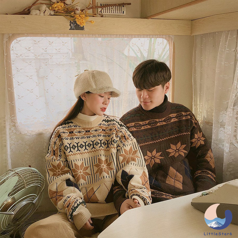 เสื้อไหมพรม ลายน่ารักๆ ต้อนรับวันคริสมาสต์ Knit shirts【LittleStar6】