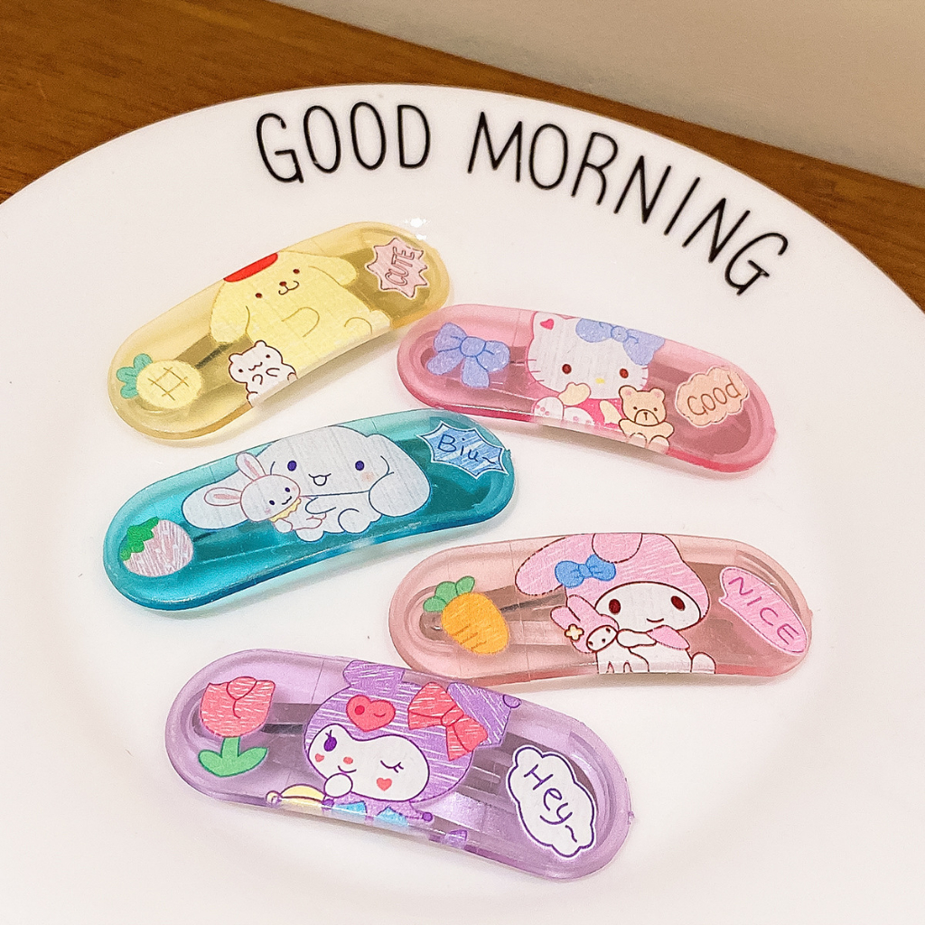 SANRIO กิ๊บติดผม ลายการ์ตูนซานริโอ้น่ารัก ขนาดเล็ก สไตล์เกาหลี เครื่องประดับผมหน้าม้า สําหรับนักเรียนหญิง