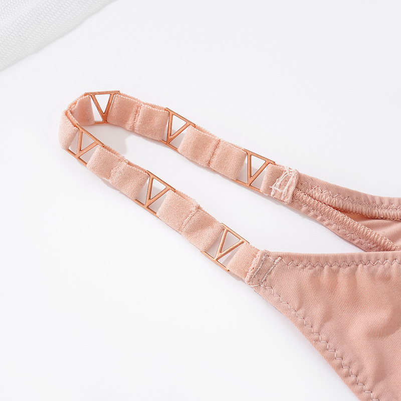 [Ghlin Kline] M-XL กางเกงทองผู้หญิงเซ็กซี่ต่ําเอว G-String ผูกเข็มขัดเอว T-back ชุดชั้นในสําหรับกางเกงกางเกงกางเกงหญิง - รูปที่ 6