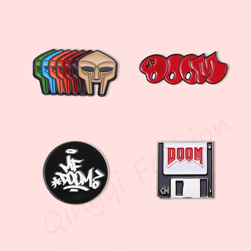 Mf DOOM เข็มกลัด เคลือบ ของขวัญ สําหรับเพื่อน แฟนคลับ