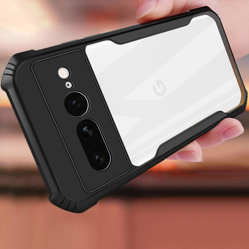 ปลอกสําหรับ Google Pixel 7 8 6 Pro 5 3 6A 5A 4A 3A 4G 5G 3XL ถุงลมนิรภัย Shockpoof Shell รูปแบบโปร่ง